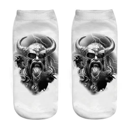 New Arrival Summer Spring Cool Viking Symbol 3D Printed Socks Street Hip-Hop Adventurous Unisex Socks Hot Sale Dropship