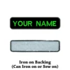 Custom Text Embroidery Name Patch Iron on Hook and Loop Sew on Stripes Badge for Clothing Garment ► Photo 2/6