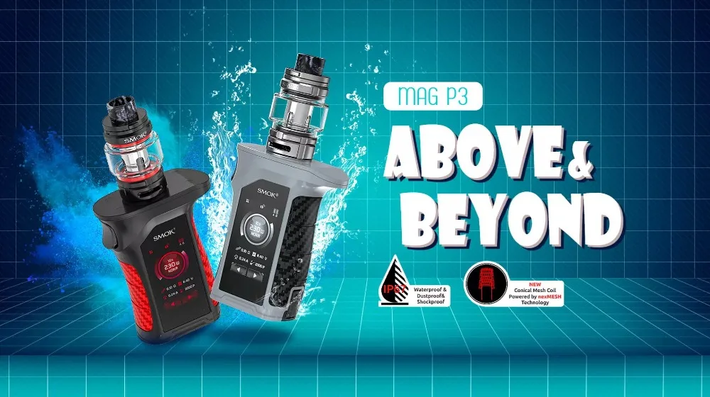 Новинка! Mag P3 230 Вт TC комплект Электронная сигарета P 3 коробка мод Vape с TFV16 испаритель 9 мл атомайзер катушка VS X-PRIV G-PRIV 2