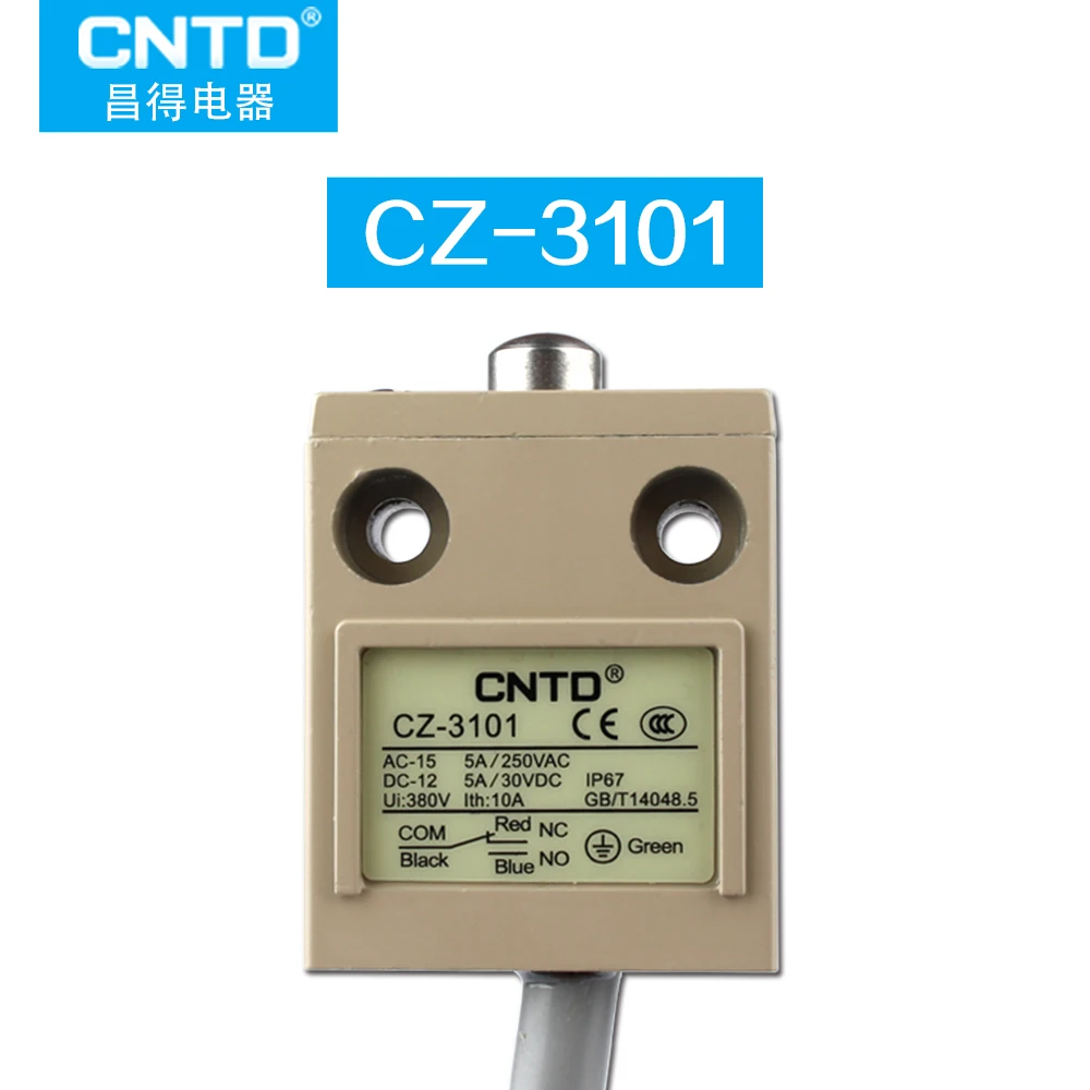 CZ-3101 CNTD CZ-3 серии переключатель Ограничения рабочего хода 380V Ip67 CZ-3101CZ-3102 CZ-3103 CZ-3104 CZ-3108 CZ-3111 CZ-3112 CZ-3113 CZ-3167 CZ-3169 - Цвет: CZ-3101