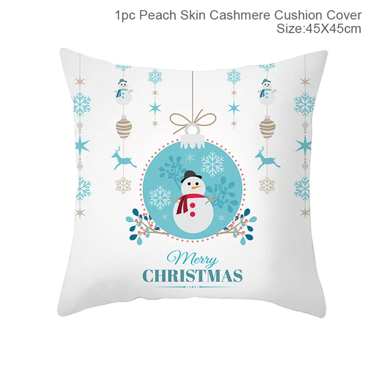 FRIGG Christmas Cushion Covers Christmas Pillowcase Merry Christmas Decor for Home Navidad Noel Happy New Year - Цвет: Pillowcase 55