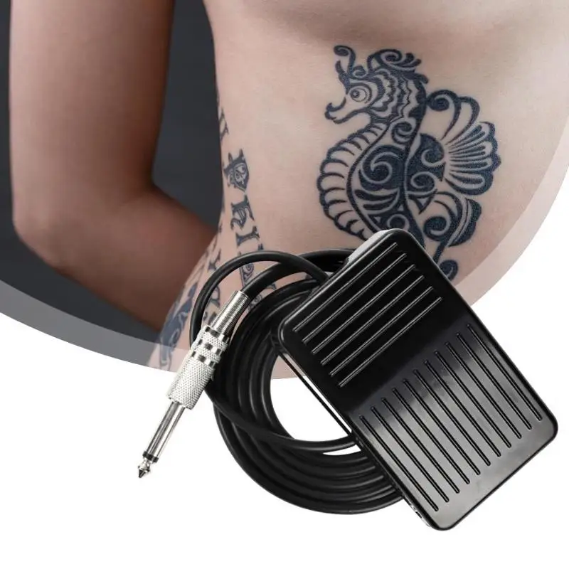 Professional Plastic Anti-slip Tattoo Foot Pedal Switch Tattoo Machine Supplies Compliance with Ergonomic Design Comfort