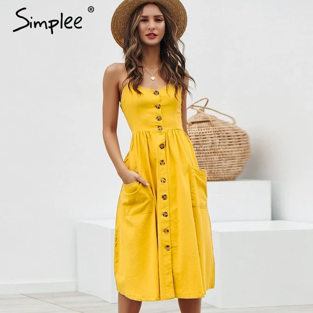 cotton midi sundress