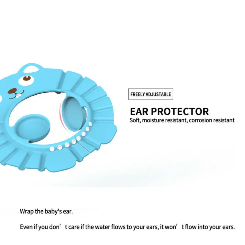 Baby Kids Children Shampoo Bath Hat Adjustable Shower Bathing Soft Cap Wash Ear Hair Waterproof Shield Baby Kids Children Shampoo Bath Hat Adjustable Shower Bathing Soft Cap Wash Ear Hair Waterproof Shield