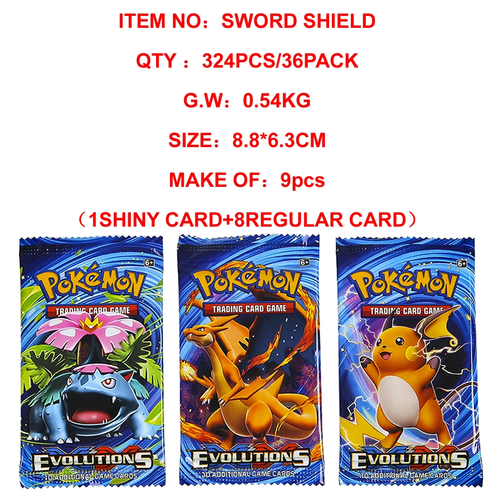 324 шт./коркор. карты Pokemon EX развиваемые игры MEGA GX TEAM UP Trade Booster Classeur Collection English VMAX