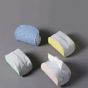 

Canvas Tissue Box Home Bathroom Toilet Paper Napkin Holder Case Car Storage Bag