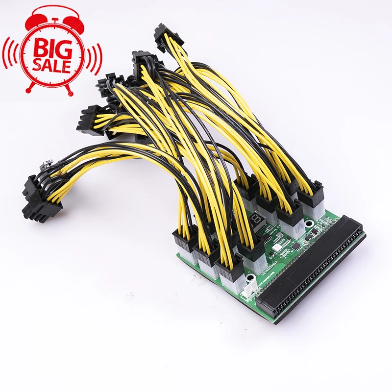 Breakout Board And Cable Power Supply 12pcs 18AWG For HP 1200 /750W Watt Module Mining Ethereum | Компьютеры и офис
