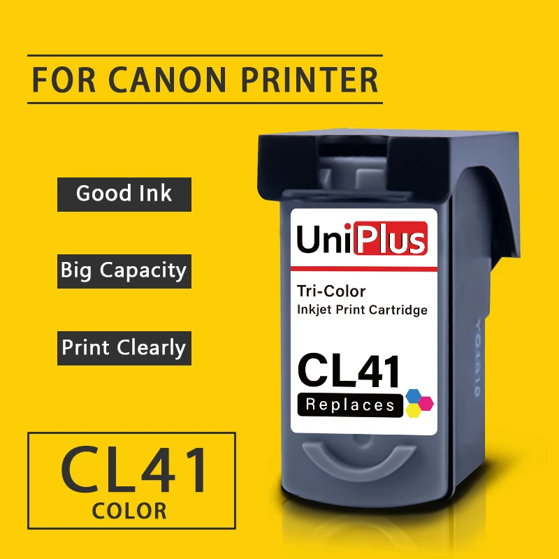 UniPlus CL41 Замена для Canon 41 XL PG 41 три Цвет чернильный картридж Canon Pixma 6220D 6310D 6320D 2200 2400 2500 2580 2600 принтер