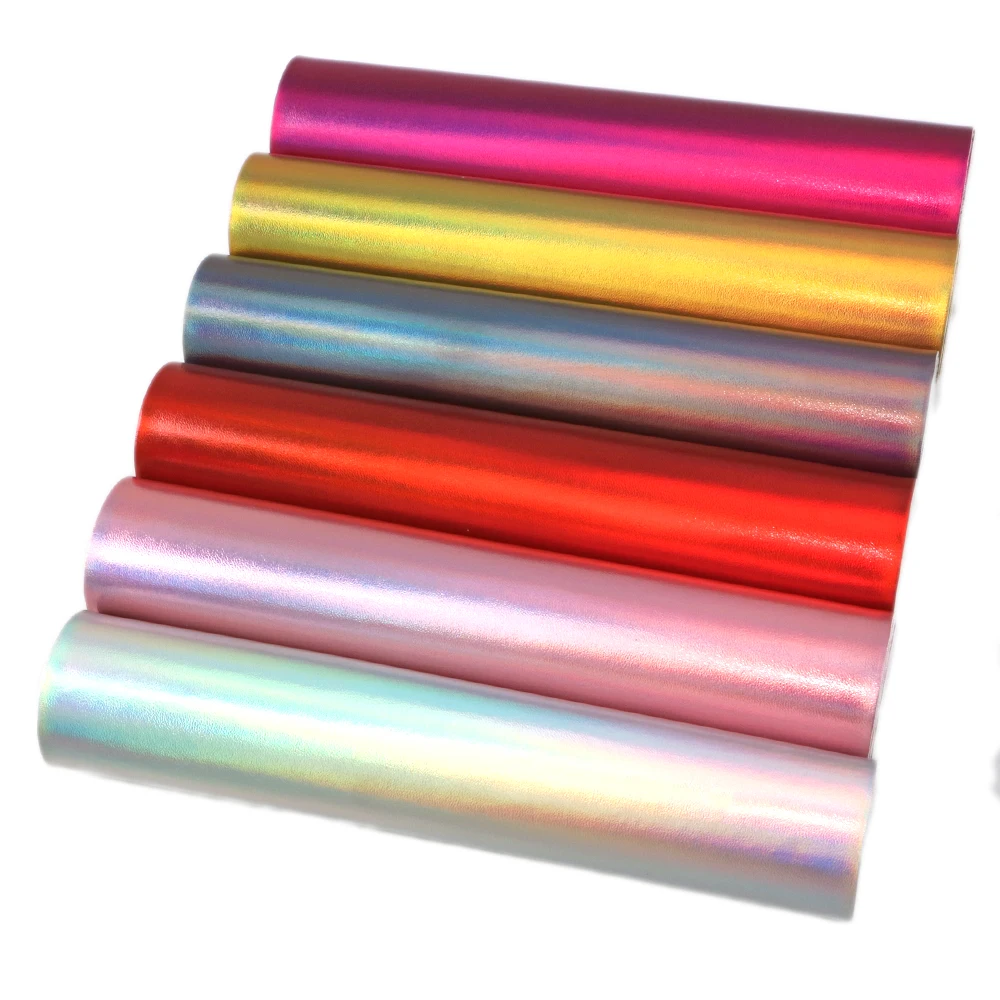 David accessories 20*34 см плотная Цвет Лазерная искусственная кожа Сделай Сам DIY бигуди для волос с бантом, сумка для телефона покрывающие материалы, 1Yc8038