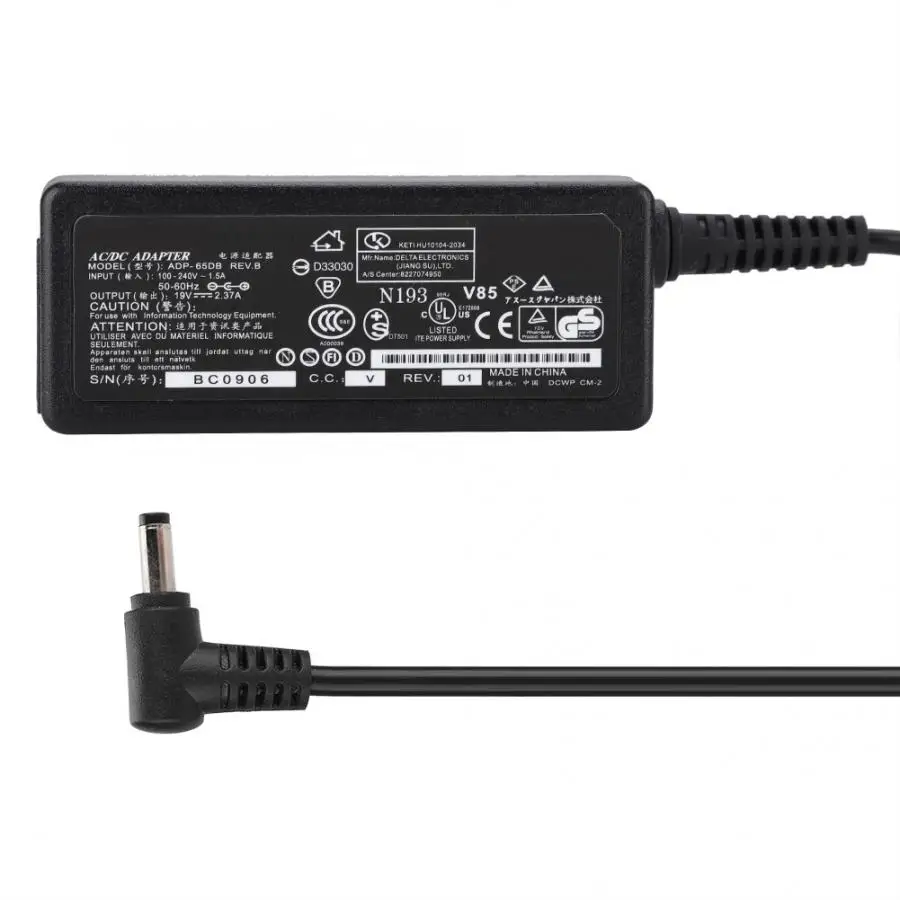 Для ASUS X553M X553MA Series 19V 2.37A 45W адаптер питания с 4*1,35 мм интерфейсом 100-240V зарядное устройство