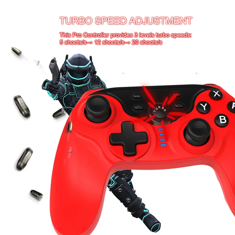 Беспроводной игровой контроллер Bluetooth Pro игровой джойстик вибрация джойстика для переключателя NAND Lite для консоли N-Switch для ПК