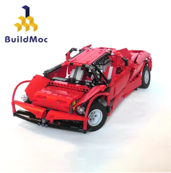 

BuildMoc The MOC 6303 Technic Chaos Supercar Set Technic Motor Car Building Blocks Bricks Kids Compatible technic Toy