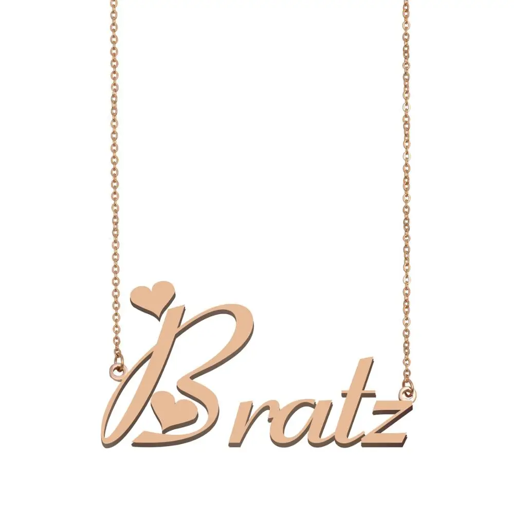 Bratz именное ожерелье индивидуальное имя для женщин девушек Лучшие Друзья День
