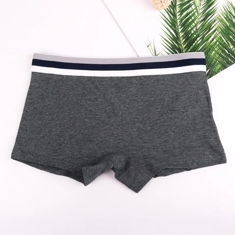

ECTUSAMAT Women Boyshort Cotton Panties handsome neutral Underwear Pure color Ultra Soft Panty Lingerie