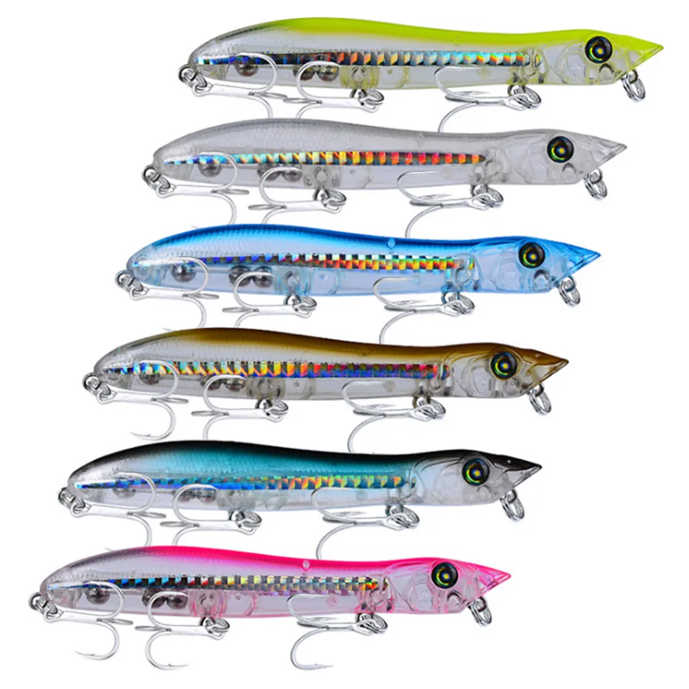 

1pcs New Popper Wobbler Fishing Lure 11.3cm 14g isca Artificial Hard Crankbait Wobblers Floating Fish Carp Pike Fishing Tackle