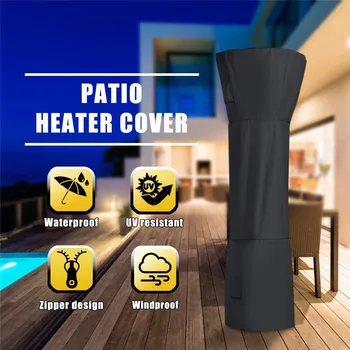

Waterproof Gas Pyramid Patio Heater Cover 210D Garden Furniture Protector Patio Furniture Cover Garden Supplies