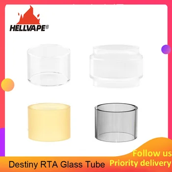 

High Quality E-cigarette 2ml/4ml Replacement straight/bubble/PCTG/PEI Glass Glass Tube For Original Hellvape Destiny Atomizer