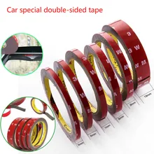 Фирменная Новинка супер сильный постоянный Двусторонняя самоклеющиеся пены авто отделка тела лента 3M Длина 5/6/7/8/9/10/12/15/18/20 мм