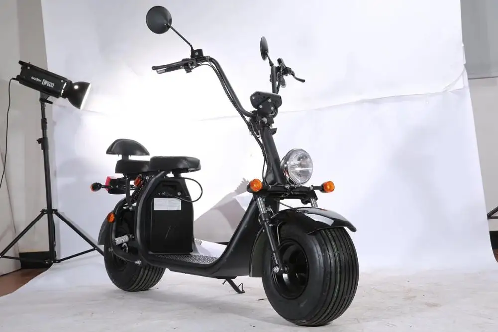 ЕС) sc11+ дорожная легальная EEC/COC 1500w 60v12ah/20ah/40ah аккумуляторная батарея Citycoco внедорожный Электрический мотоцикл Скутер - Цвет: 12ah range 35km