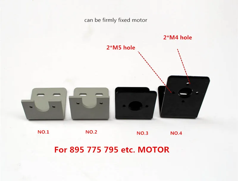 895 795 775 DC мотор Кронштейн Поддержка фиксированное сиденье DIY стальная модель делая аксессуары
