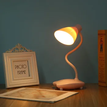 

Rotatable 3 Modes Table Lamp E27 5W LED Touch Dimmable Desk Reading Study Lights for Household Bedroom Decoration