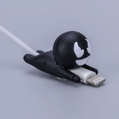 Мультфильм USB кабель протектор животных один укусов Кабельный органайзер управление линией данных Зарядка безопасная защита для iPhone - Цвет: Другое