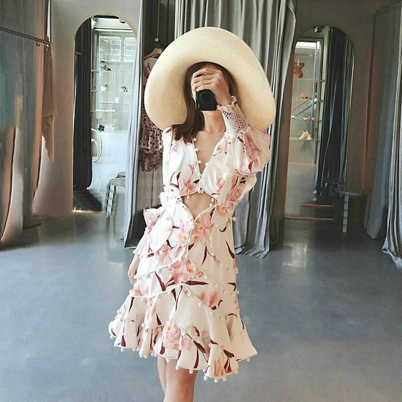 EASYSMALL, женское весеннее платье, модное, сексуальное, высокое качество, Vestidos, вечерние, повседневные, высокая талия, длинный рукав, v-образный вырез, платья