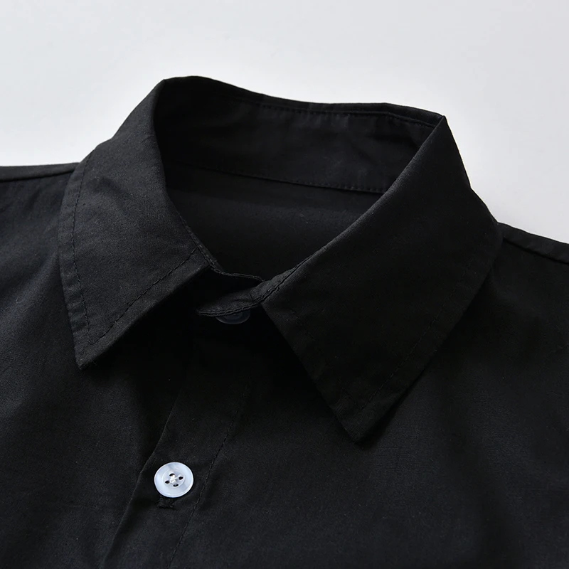 Spring Autumn Baby Boy Shirts Black Long Sleeve Lapel Cardigan Shirt Casual Kids Gentleman Blouses Tops Toddlers Boys Clothes kids shirts boys shirts