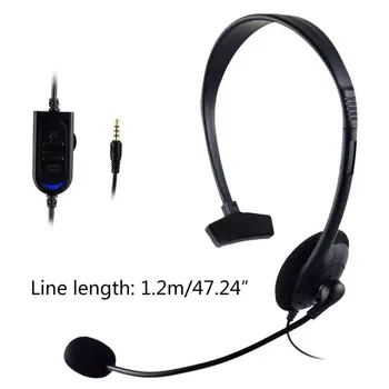 

Single-Sided Wired Headphone Headset with Noise Canceling Microphone Clear Call Airline Head-mounted Headphones Freeship
