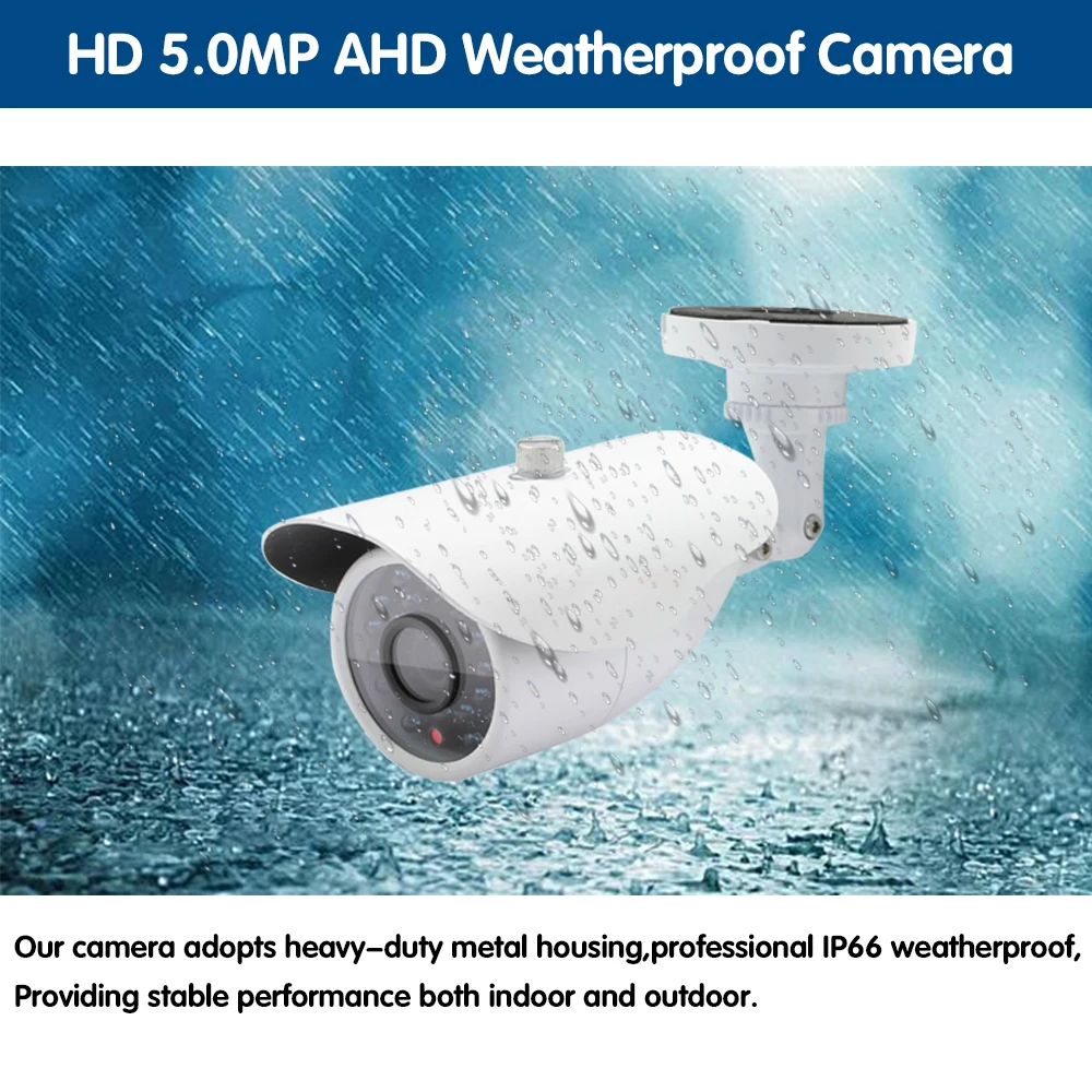 HD Sony Sensor 5MP AHD Camera 5.0MP AHD-5MP Video Security Bullet CCTV Camera indoor Outdoor Waterproof IP66 IRCUT Night Vision