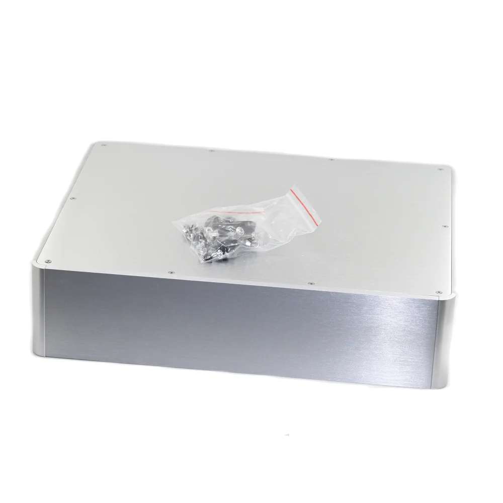 Size (mm) : W380 H89 L320 BZ3809H Full Aluminum Enclosure /AMP Case/Power Amplifier Box/Chassis PSU BOX