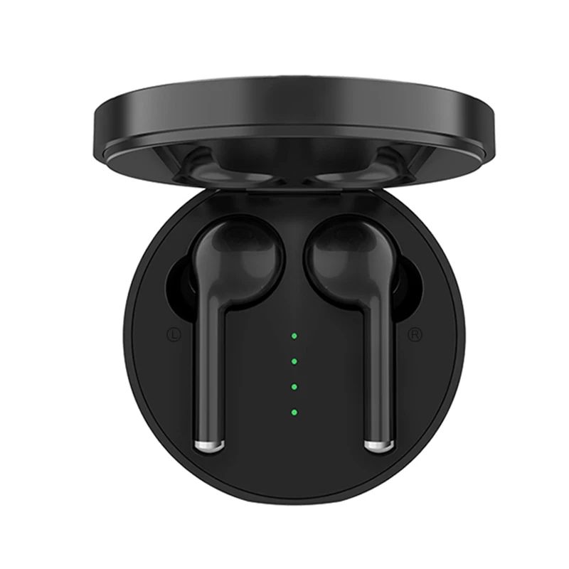 Arlado TW40 беспроводные наушники Bluetooth 5,0 Touch control наушники гарнитура Hands-Бесплатные наушники глубокий бас с шумоподавлением - Цвет: Черный