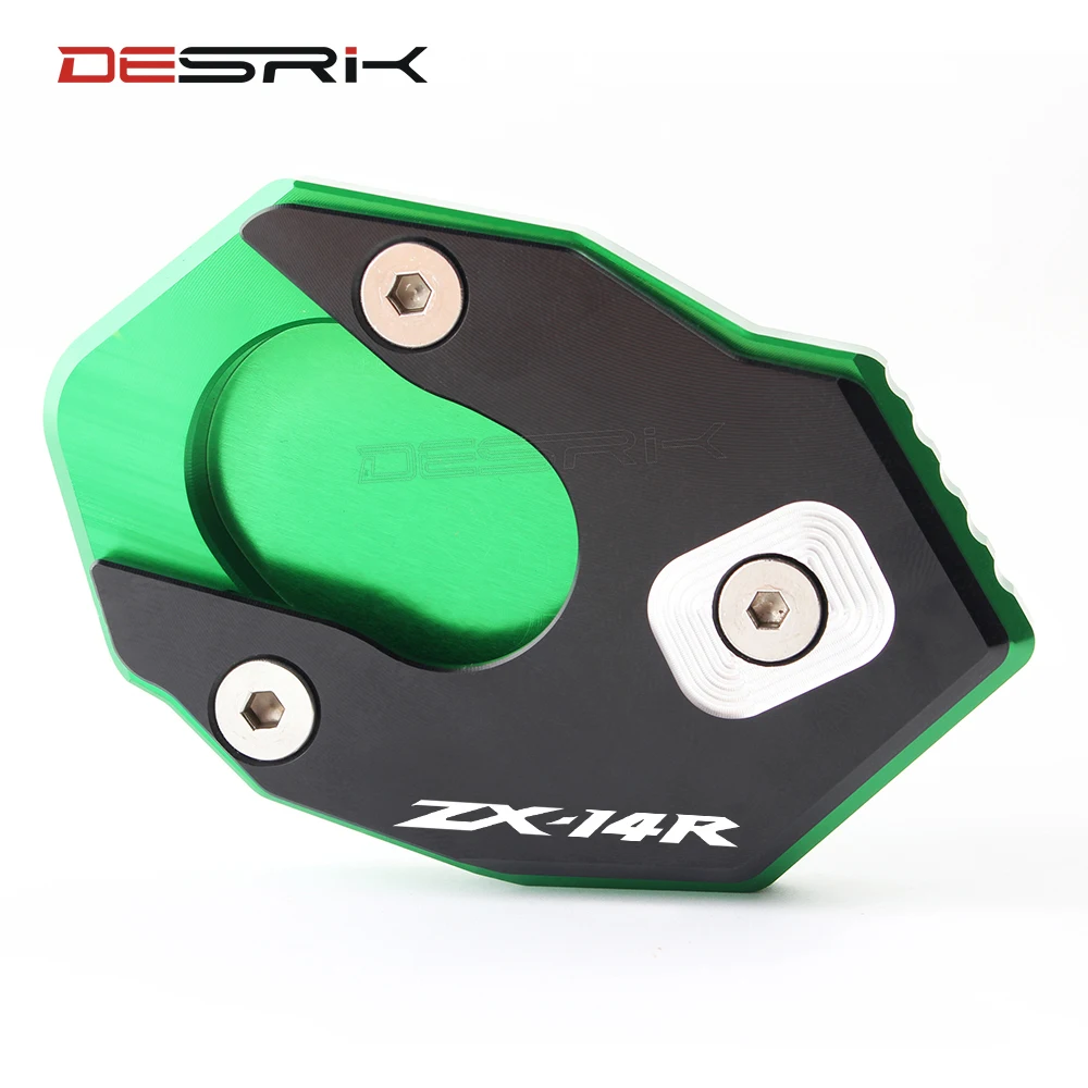 Мотоцикл с ЧПУ Сторона подставки стенд удлинитель Крышка для Kawasaki ZX14R ZX-14R ZX 14R