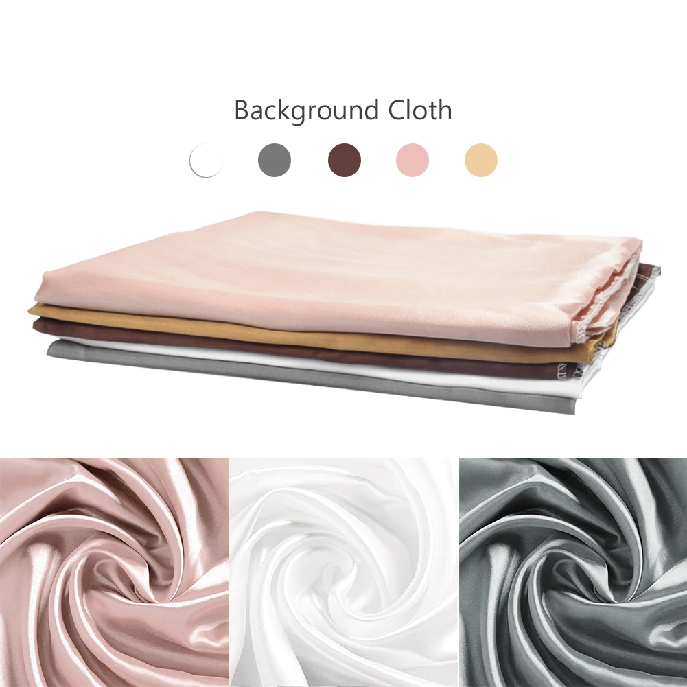 Photo Background Cloth Photography Shooting Decoration 5 Colors Smooth Silk Mercerized Cloth Photo Studio Backdrops Accessories photo backdrop