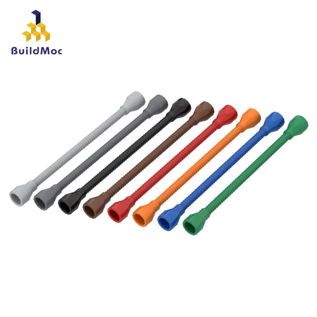 10PCS Bricks Bricks 64230 1X8.5 ribbed soft rod ldd64230 73590 Building Blocks Parts Classic Brand Kids DIY Christmas Gift Toys 2