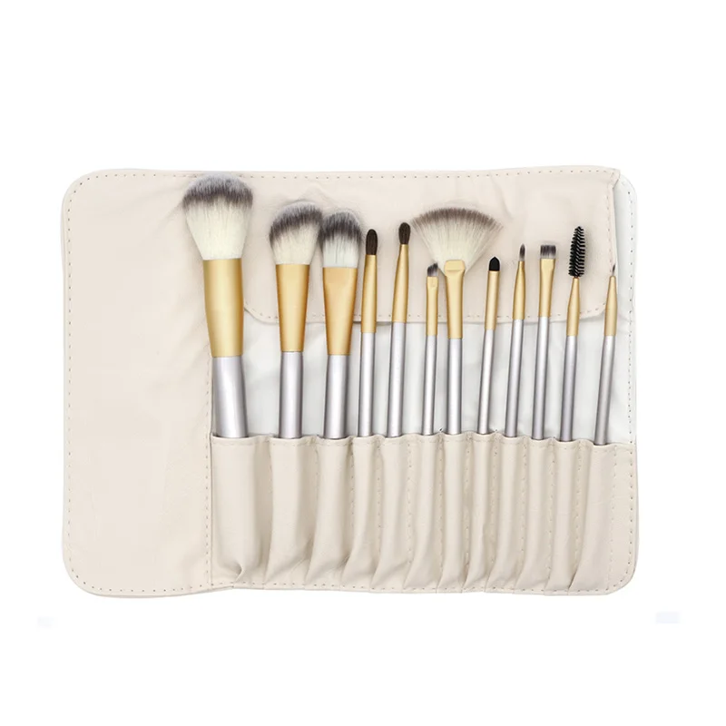 

12/18/24pcs Makeup Brushes Set Professional Eyes and Face Makeup Beauty Tools kit Brushes Fiber Soft Makeup Brush with PU Bag