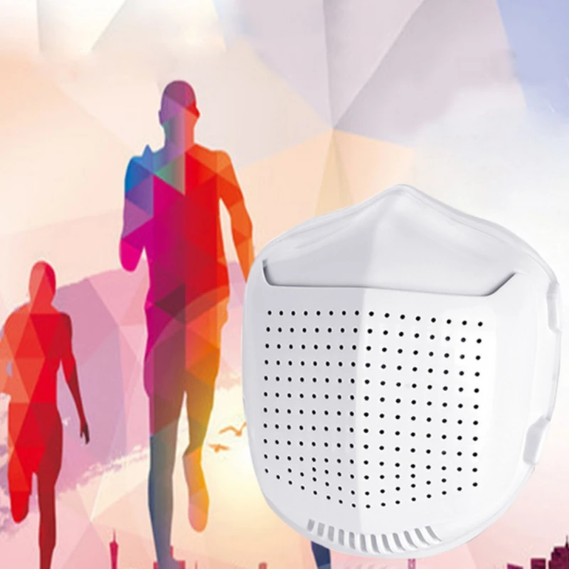 

1PC Smart Air Supply Electric Mask Air Purifying Mask Anti Pollution Mask For Running Travel Sport