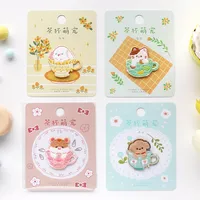 Buy AHYONNIEX Cute Cup Cat Embroidery Patches for Bag Jeans Dog Teddy Rabbit Hamster Iron On Patches for Clothes Small Patches Online - Image 4