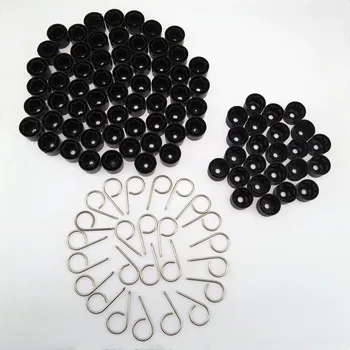 

SCJYRXS 100Pcs Chrome Wheel Anti Theft Bolt Nut Cap Cover For Passat B6 B7 Bora Golf MK5 MK6 Polo Eos 1K0601173 1K0601173A