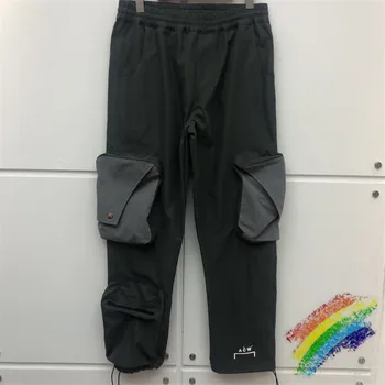 

A-COLD-WALL Pants Men Women ACW Hip Hop Best quality Drawstring Zipper Big Pocket Joggers A COLD WALL Sweatpants