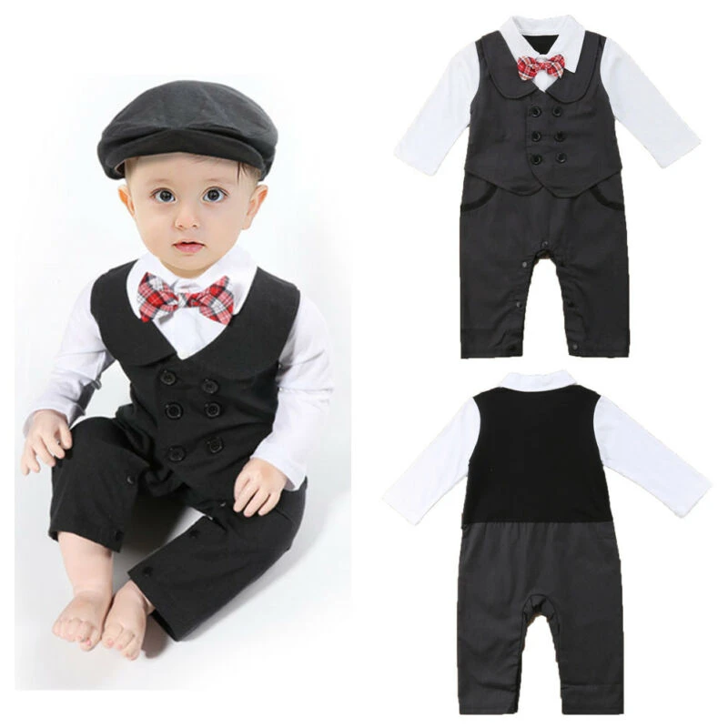 Infant Boy Baby Formal Suit Tuxedo 
