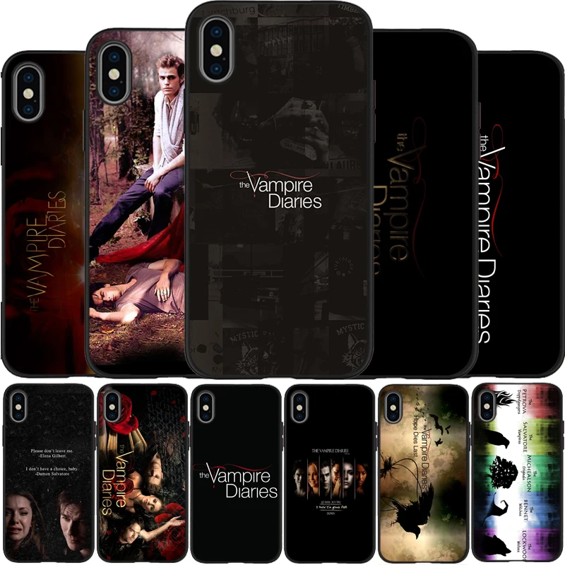 Чехол для iPhone 5 5S SE 6 plus 7 8 X XR XS Max 11 PRO мягкий силиконовый черный чехол с дневниками