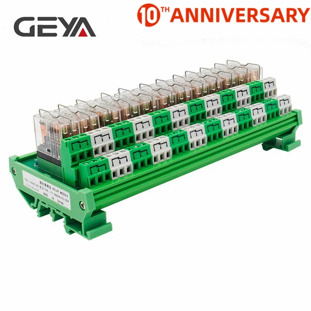 Релейный модуль Omron GEYA 2NG2R 12 канальный 2NO 2NC 12VDC 24VDC DPDT печатная плата|Реле| |