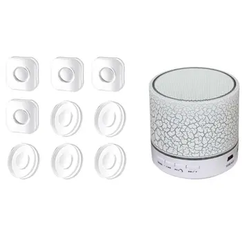 

Nano Gel Pad,Nano Traceless ic Stickers (9 Pack) with A9 Bluetooth Speaker Wireless Speaker, White