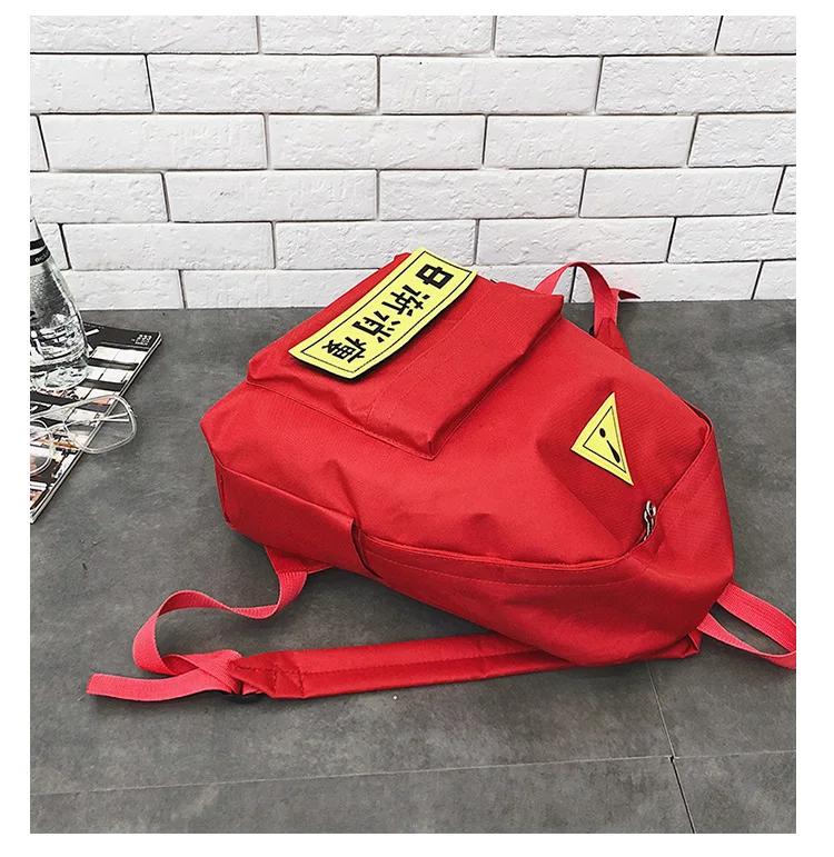 Currently Available Wholesale Canvas Students Backpack Outdoor Large-Volume Backpack Korean-style Schoolbag a Generation of Fat