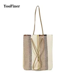2019 женская новая стильная плетеная солома клатчи сумки модная простая повседневная сумка с кисточками винтажная Пляжная сумка для женщин