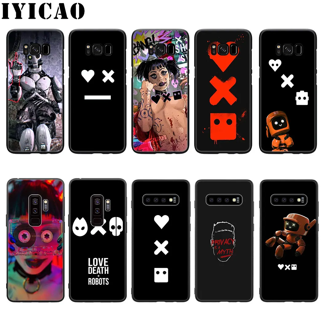 Силиконовый мягкий чехол для телефона IYICAO Love Death &amp Robots samsung Galaxy S10 S9 S8 Plus S6 S7 Edge S10e |