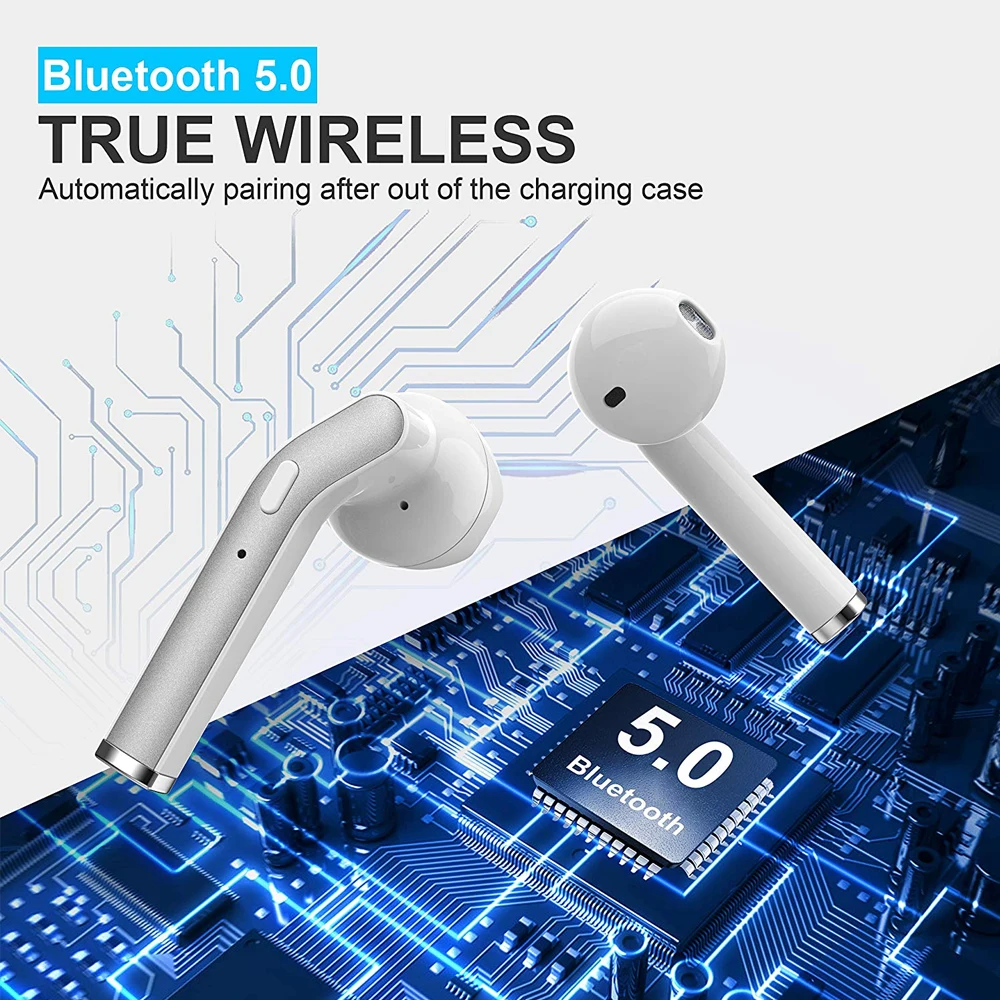 Aenloud Tws Wireless Headphone Sport Sweatproof Earbud HiFi stereo HD Call Bluetooth 5.0 Earphone 3H Playtime For Xiaomi Samsung