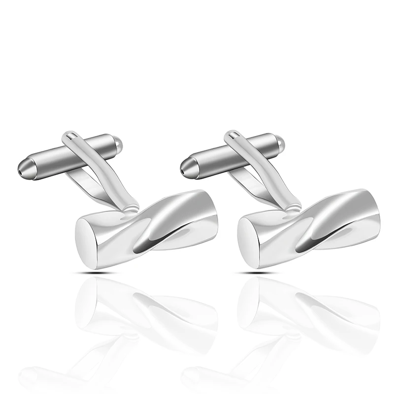 Новинка 2020 г. модные запонки из ворса высокого качества серебряного цвета