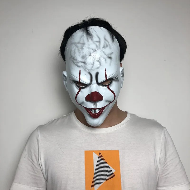 

2019 New It Chapter Two Masks Pennywise Horror Cosplay Latex Masks Halloween Party Costume Props